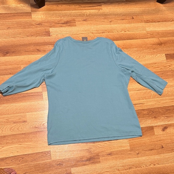 Style & Co. Teal Blouse - Picture 6 of 6